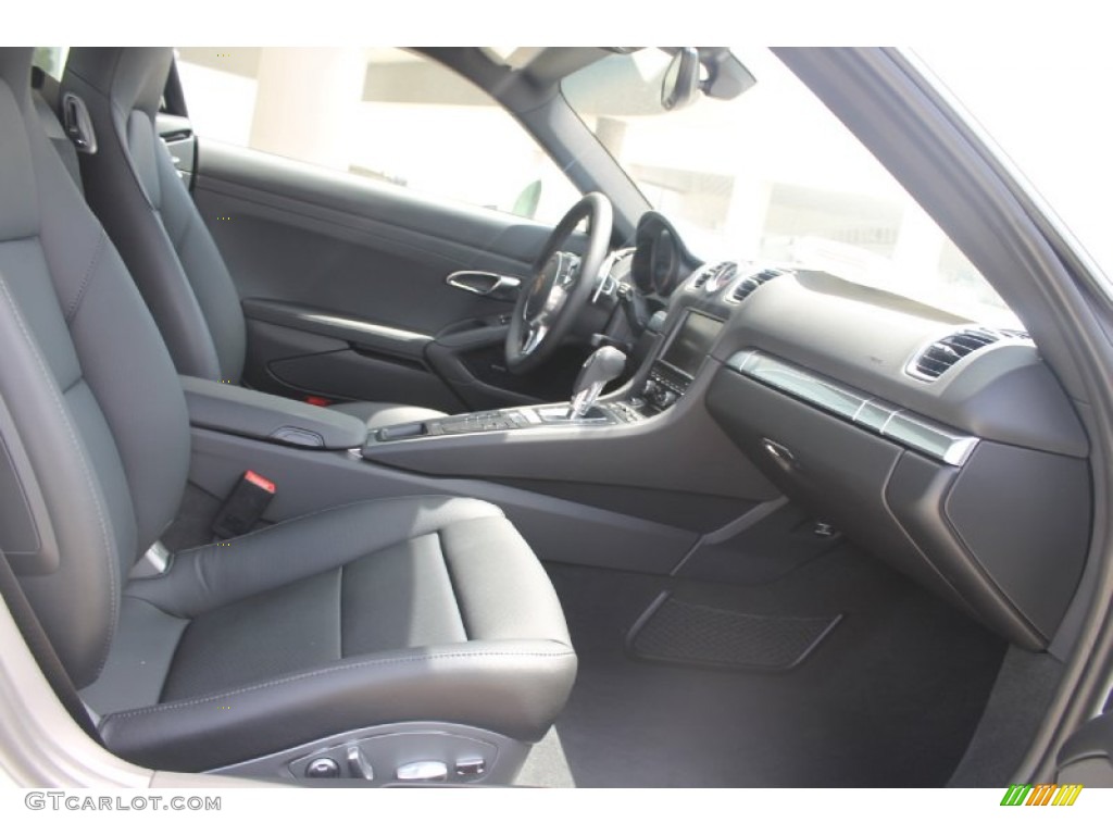 Black Interior 2014 Porsche Cayman S Photo #82245593