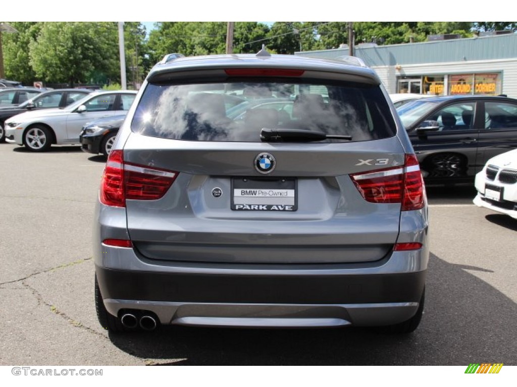 2013 X3 xDrive 28i - Space Gray Metallic / Black photo #6