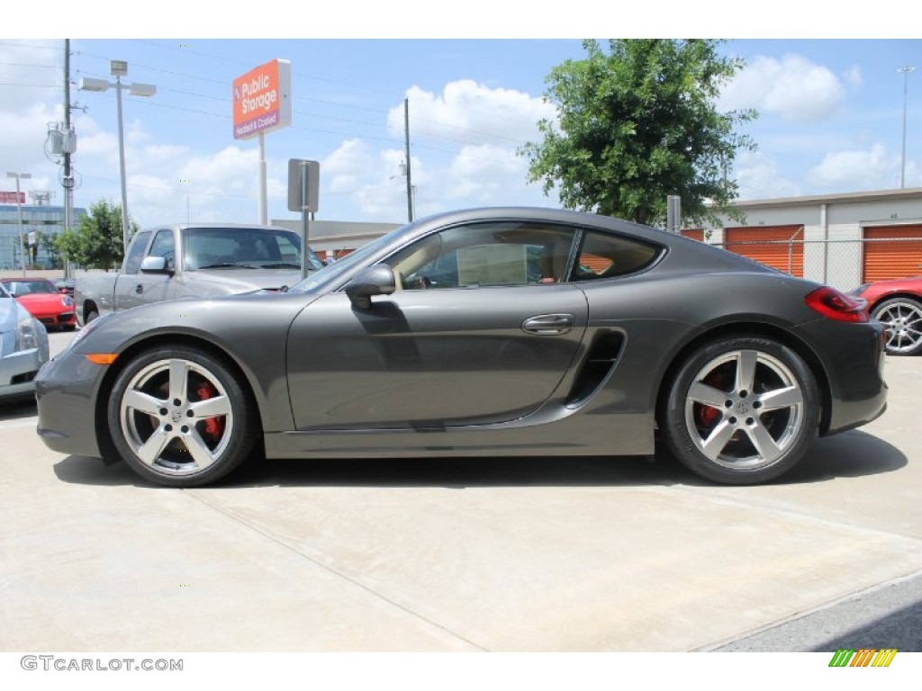 2014 Cayman S - Agate Grey Metallic / Luxor Beige photo #5