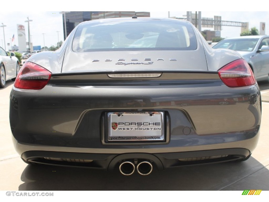 2014 Cayman S - Agate Grey Metallic / Luxor Beige photo #7