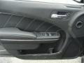 Black 2012 Dodge Charger R/T Road and Track Door Panel