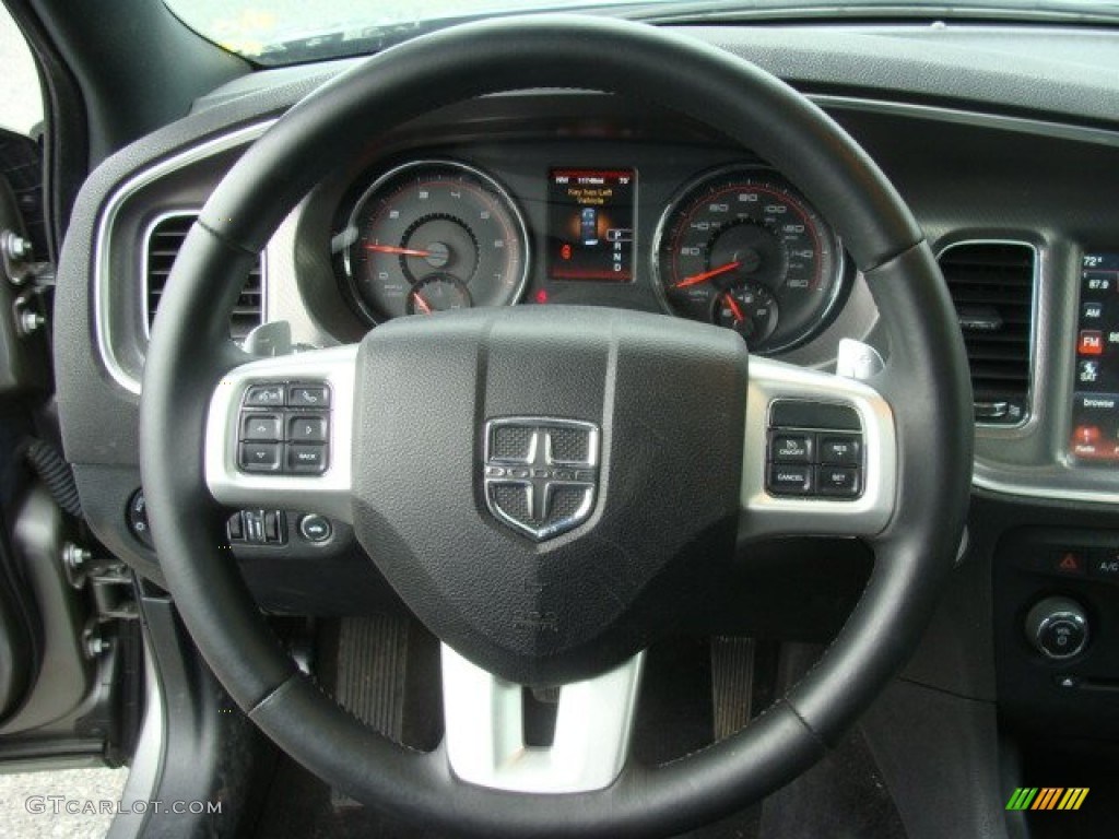 2012 Dodge Charger R/T Road and Track Steering Wheel Photos