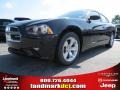 Pitch Black 2013 Dodge Charger SE
