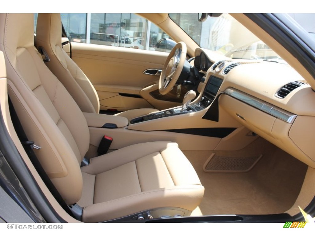 Luxor Beige Interior 2014 Porsche Cayman S Photo #82246200