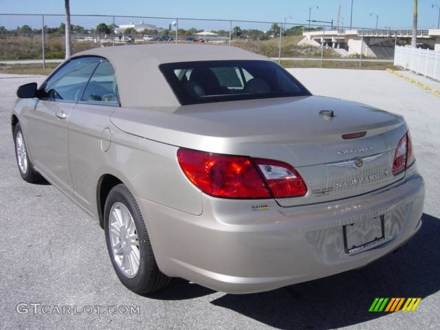 2009 Sebring Touring Convertible - Light Sandstone Metallic / Dark Khaki/Light Graystone photo #4