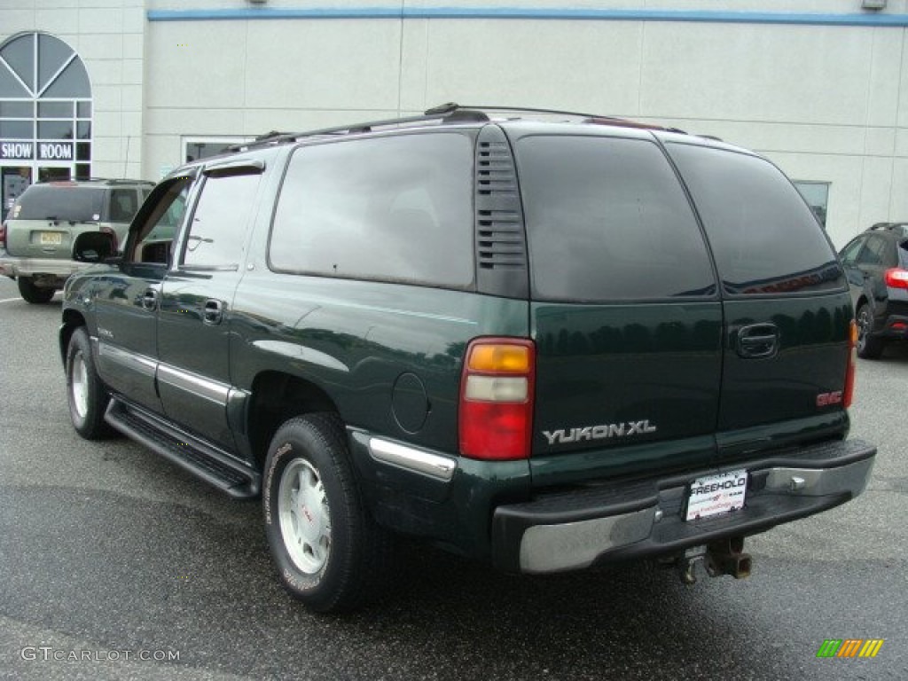 2002 Yukon XL SLE - Polo Green Metallic / Neutral/Shale photo #4