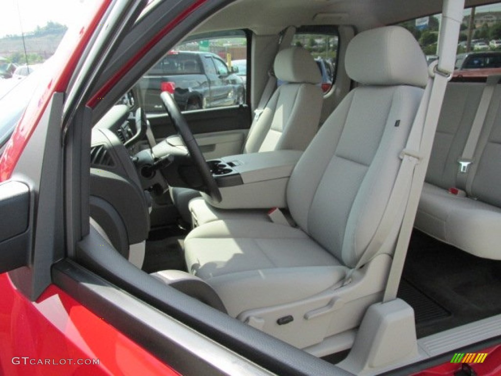 Light Titanium/Ebony Interior 2011 Chevrolet Silverado 1500 LT Extended Cab 4x4 Photo #82246530