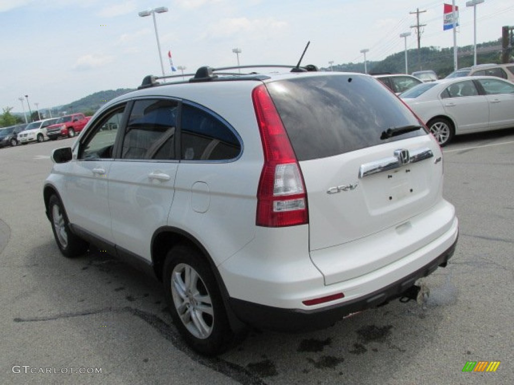 2010 CR-V EX-L AWD - Taffeta White / Gray photo #6