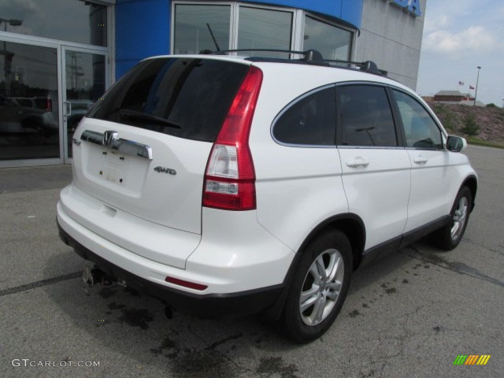 2010 CR-V EX-L AWD - Taffeta White / Gray photo #8