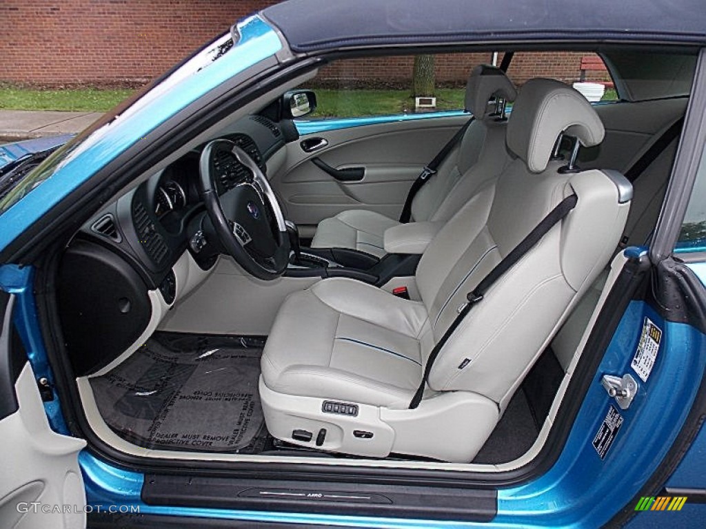 Parchment Interior 2006 Saab 9-3 Aero Convertible Photo #82249098