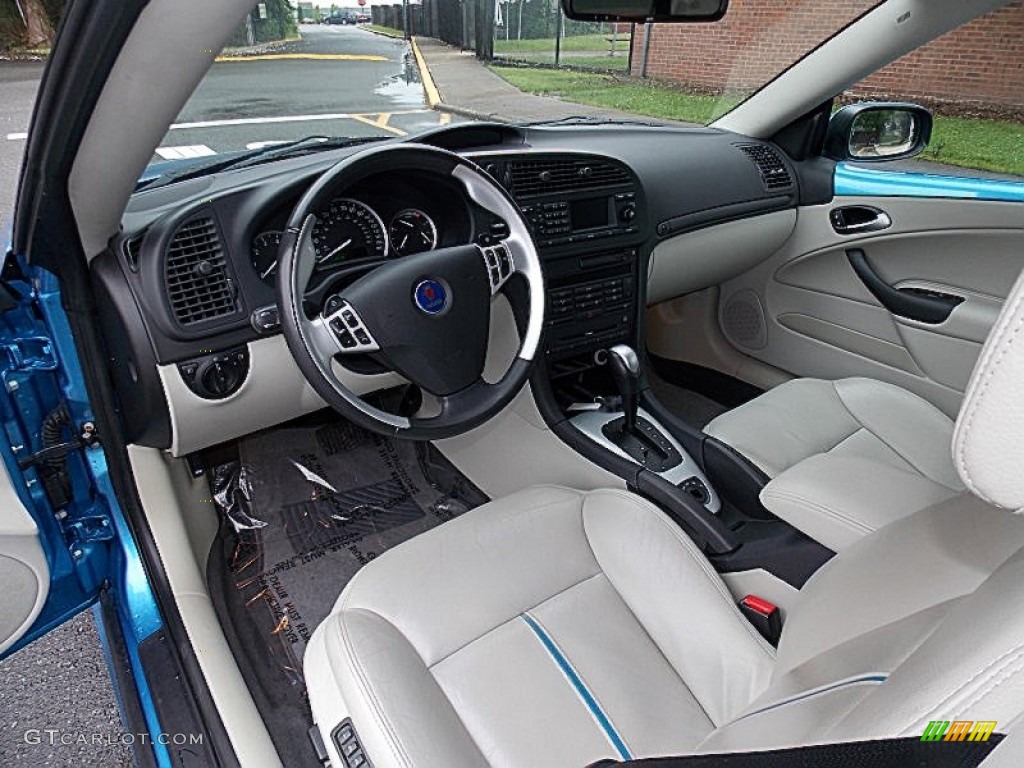 Parchment Interior 2006 Saab 9-3 Aero Convertible Photo #82249137
