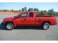 2007 Flame Red Dodge Dakota ST Club Cab  photo #3