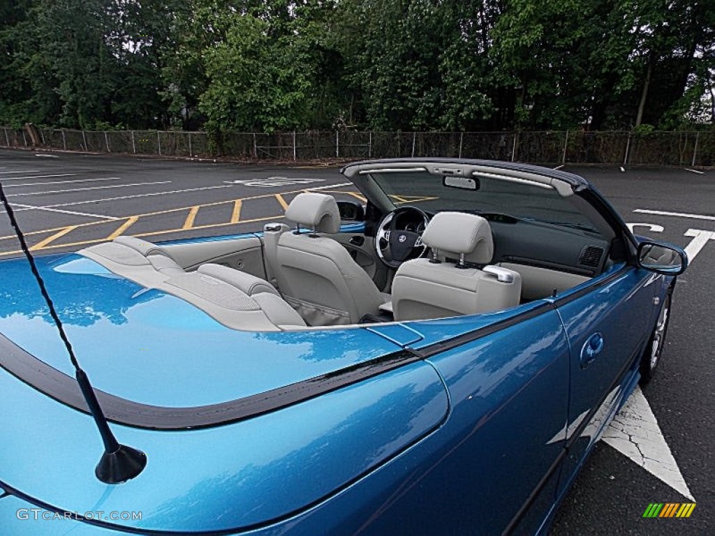 2006 9-3 Aero Convertible - Electric Blue Metallic / Parchment photo #30