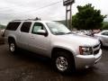 2013 Silver Ice Metallic Chevrolet Suburban LS 4x4  photo #2