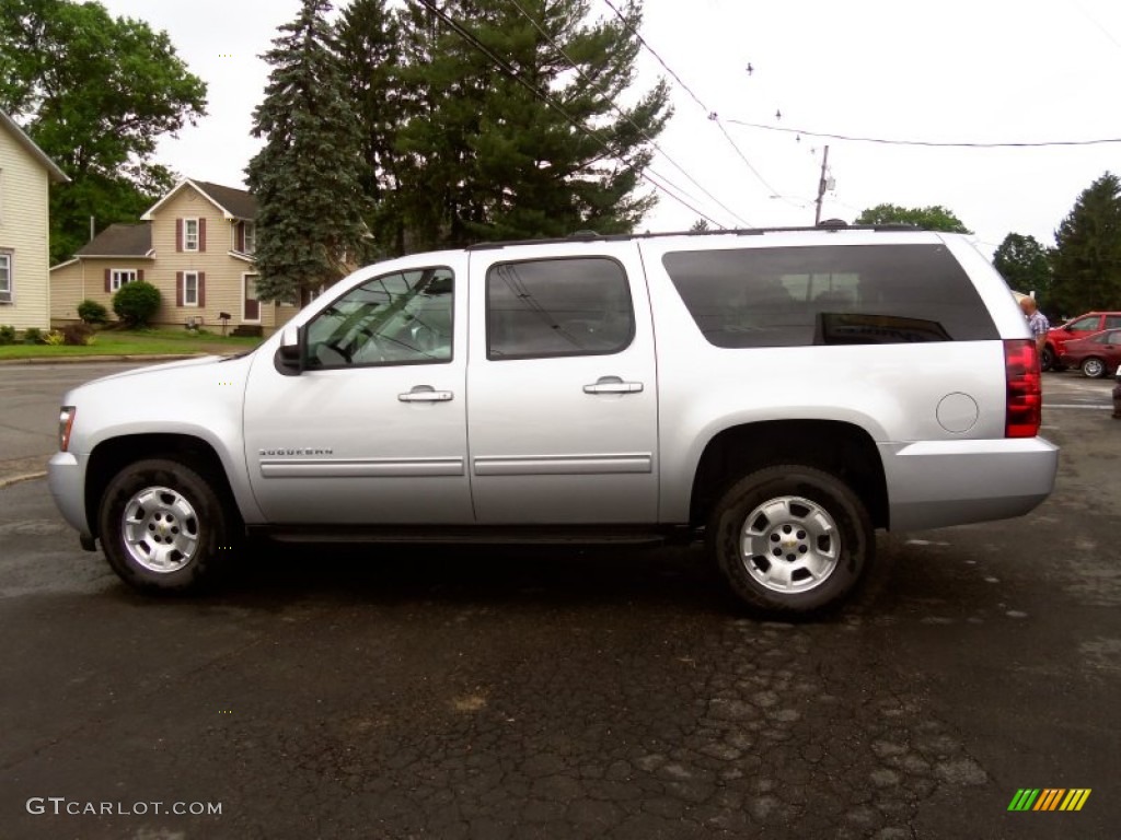 Silver Ice Metallic 2013 Chevrolet Suburban LS 4x4 Exterior Photo #82249905