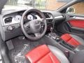 Black/Red Prime Interior Photo for 2010 Audi S4 #82250175