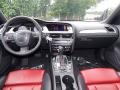 2010 Audi S4 Black/Red Interior Dashboard Photo