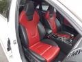 Black/Red Front Seat Photo for 2010 Audi S4 #82250344