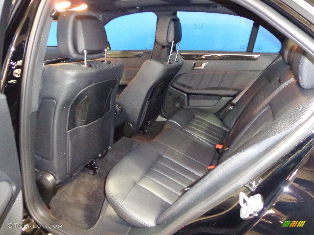 2012 Mercedes-Benz E 550 4Matic Sedan Rear Seat Photos