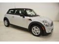 2013 White Silver Metallic Mini Cooper Hardtop  photo #2