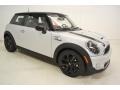 2013 White Silver Metallic Mini Cooper S Hardtop  photo #2