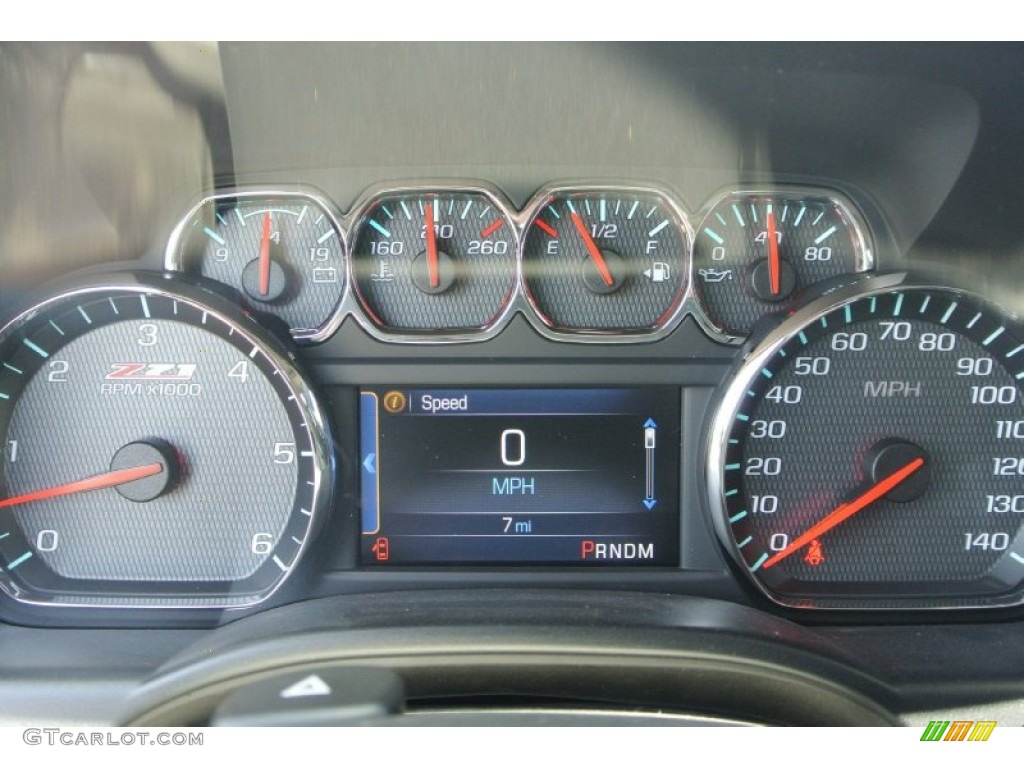 2014 Chevrolet Silverado 1500 LTZ Z71 Crew Cab 4x4 Gauges Photo #82251978