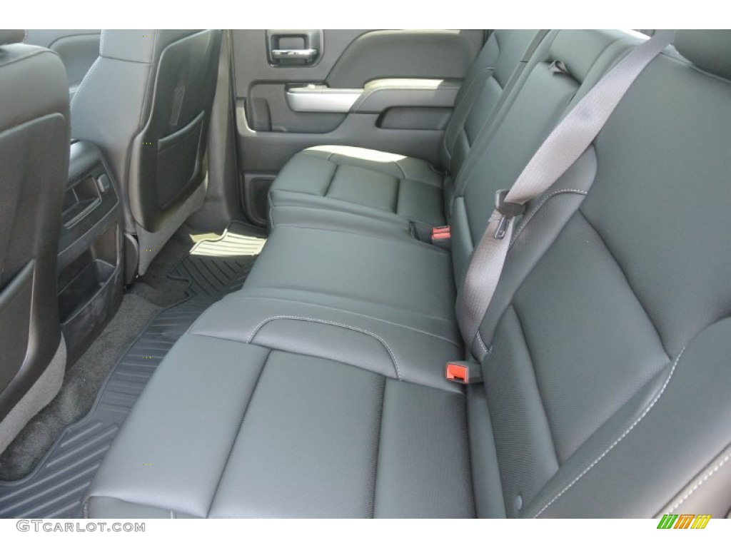 Jet Black Interior 2014 Chevrolet Silverado 1500 LTZ Z71 Crew Cab 4x4 Photo #82251996
