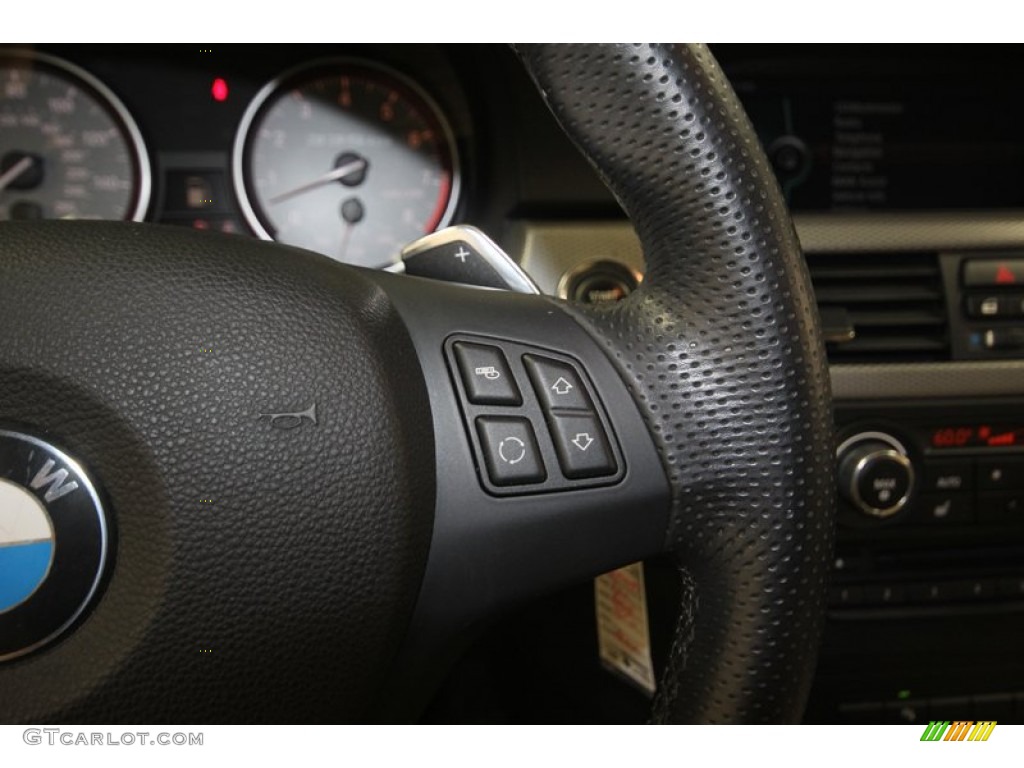 2011 3 Series 335is Convertible - Black Sapphire Metallic / Oyster/Black Dakota Leather photo #30