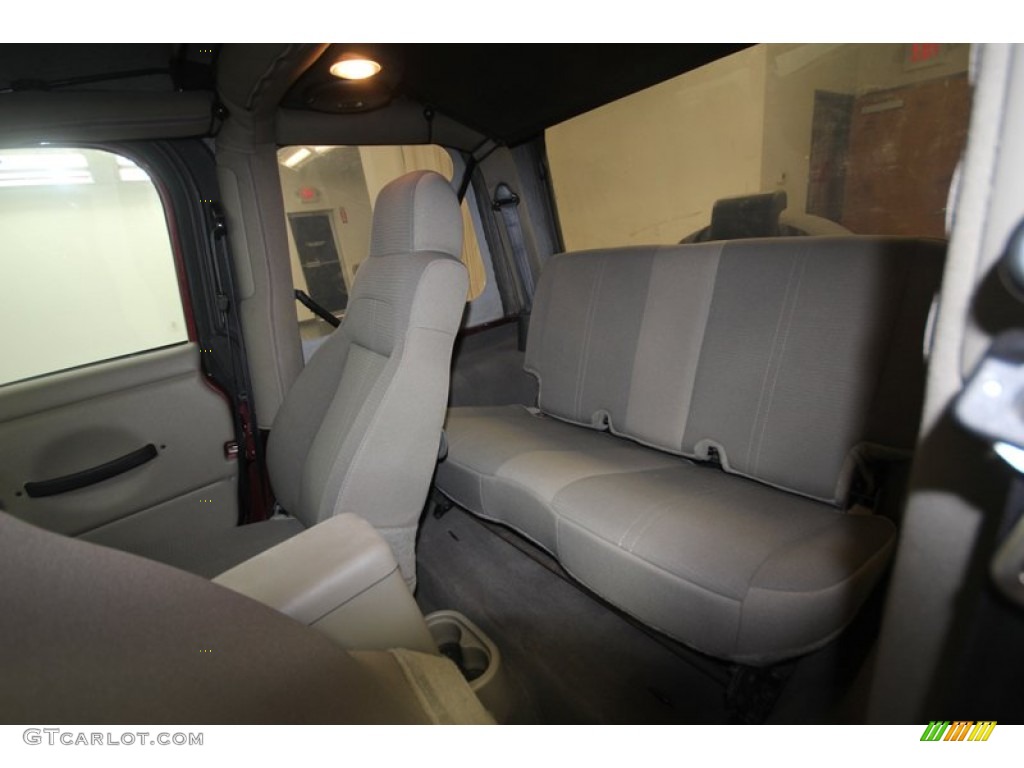 2003 Jeep Wrangler Sahara 4x4 Rear Seat Photo #82253657