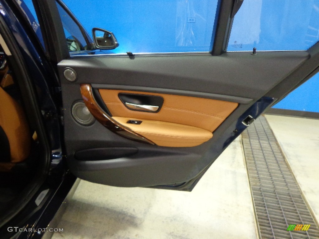 2012 3 Series 335i Sedan - Imperial Blue Metallic / Saddle Brown photo #28