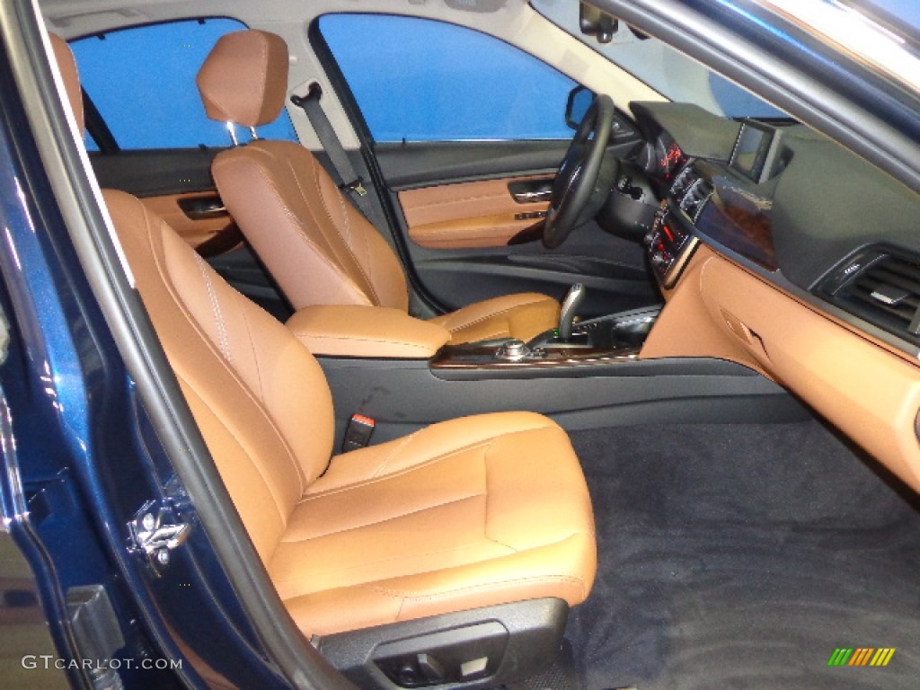 2012 3 Series 335i Sedan - Imperial Blue Metallic / Saddle Brown photo #30