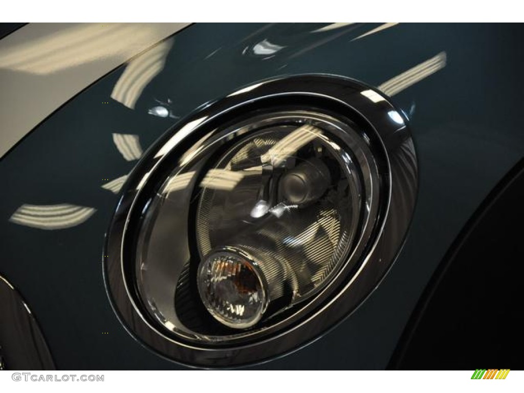 2010 Cooper Hardtop - Oxygen Blue / Grey/Carbon Black photo #2