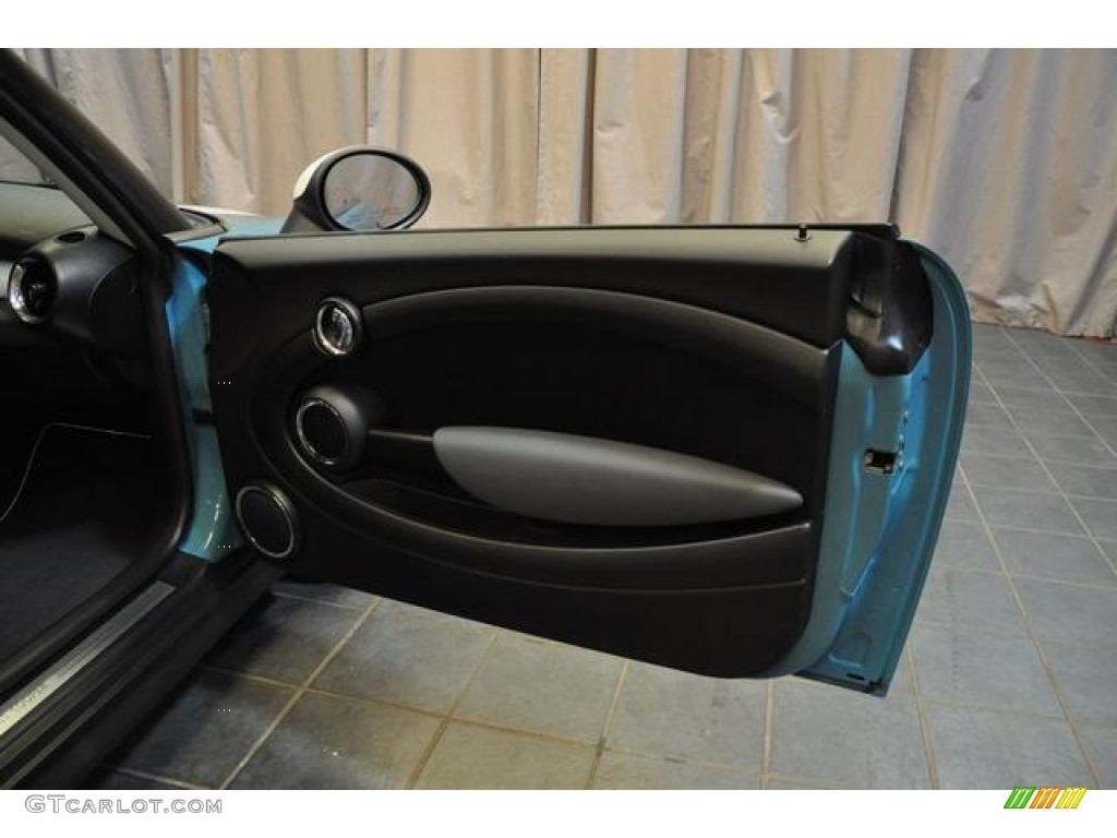 2010 Cooper Hardtop - Oxygen Blue / Grey/Carbon Black photo #8