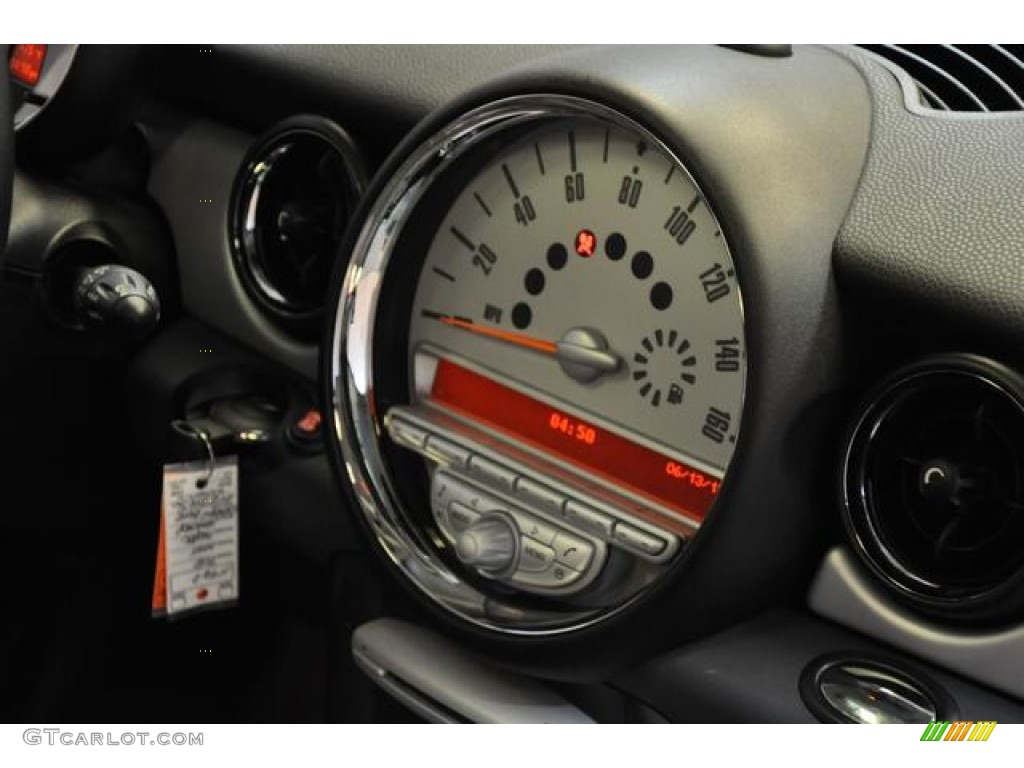 2010 Cooper Hardtop - Oxygen Blue / Grey/Carbon Black photo #10