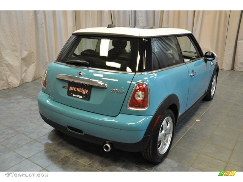 2010 Cooper Hardtop - Oxygen Blue / Grey/Carbon Black photo #12