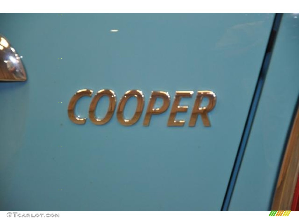 2010 Cooper Hardtop - Oxygen Blue / Grey/Carbon Black photo #14