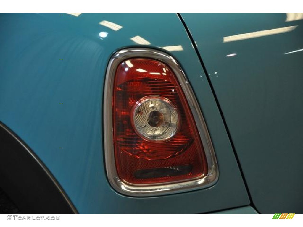 2010 Cooper Hardtop - Oxygen Blue / Grey/Carbon Black photo #19