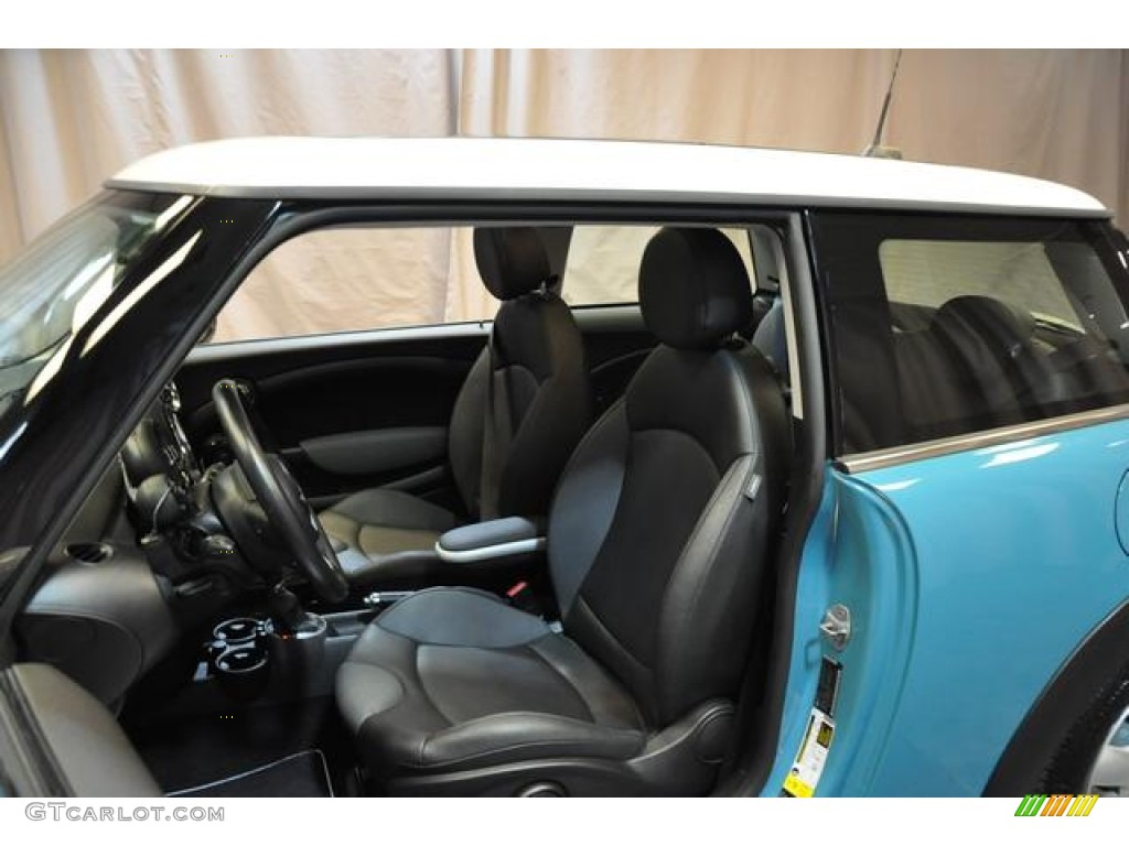 2010 Cooper Hardtop - Oxygen Blue / Grey/Carbon Black photo #22