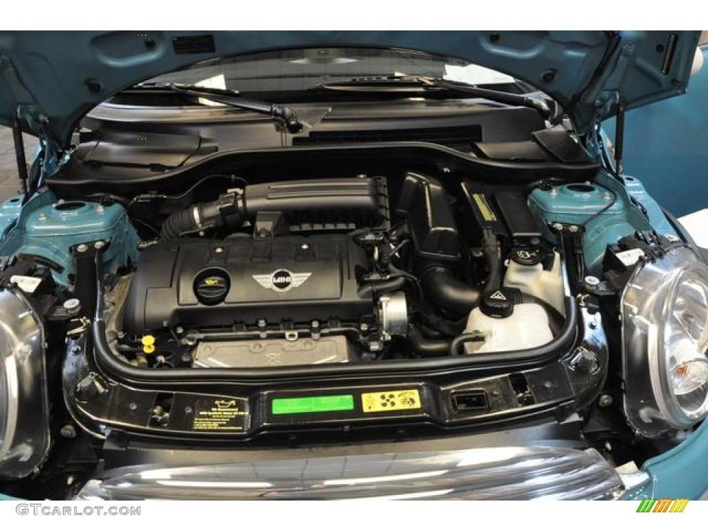 2010 Cooper Hardtop - Oxygen Blue / Grey/Carbon Black photo #30