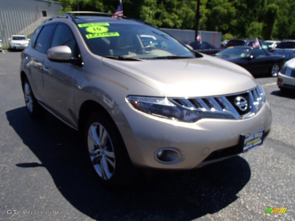 2010 Murano LE AWD - Saharan Stone Metallic / Beige photo #3