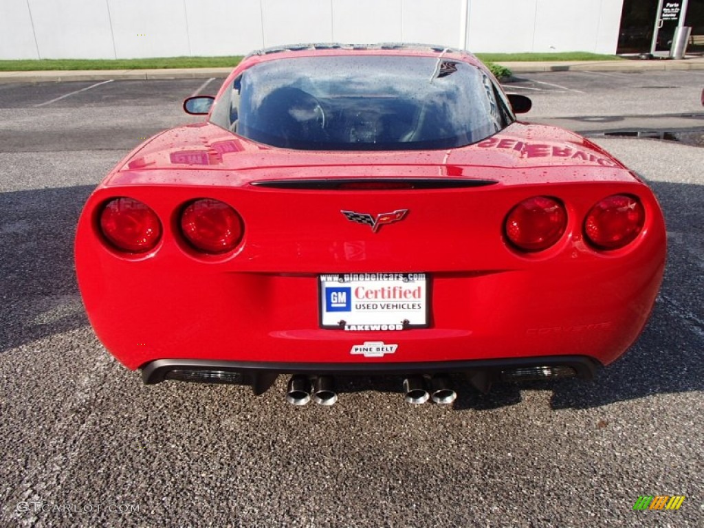 2009 Corvette Coupe - Victory Red / Ebony photo #5