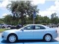 2010 Light Ice Blue Metallic Ford Fusion Hybrid  photo #2