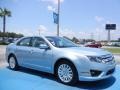 2010 Light Ice Blue Metallic Ford Fusion Hybrid  photo #7