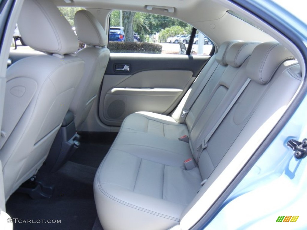 2010 Fusion Hybrid - Light Ice Blue Metallic / Medium Light Stone photo #16
