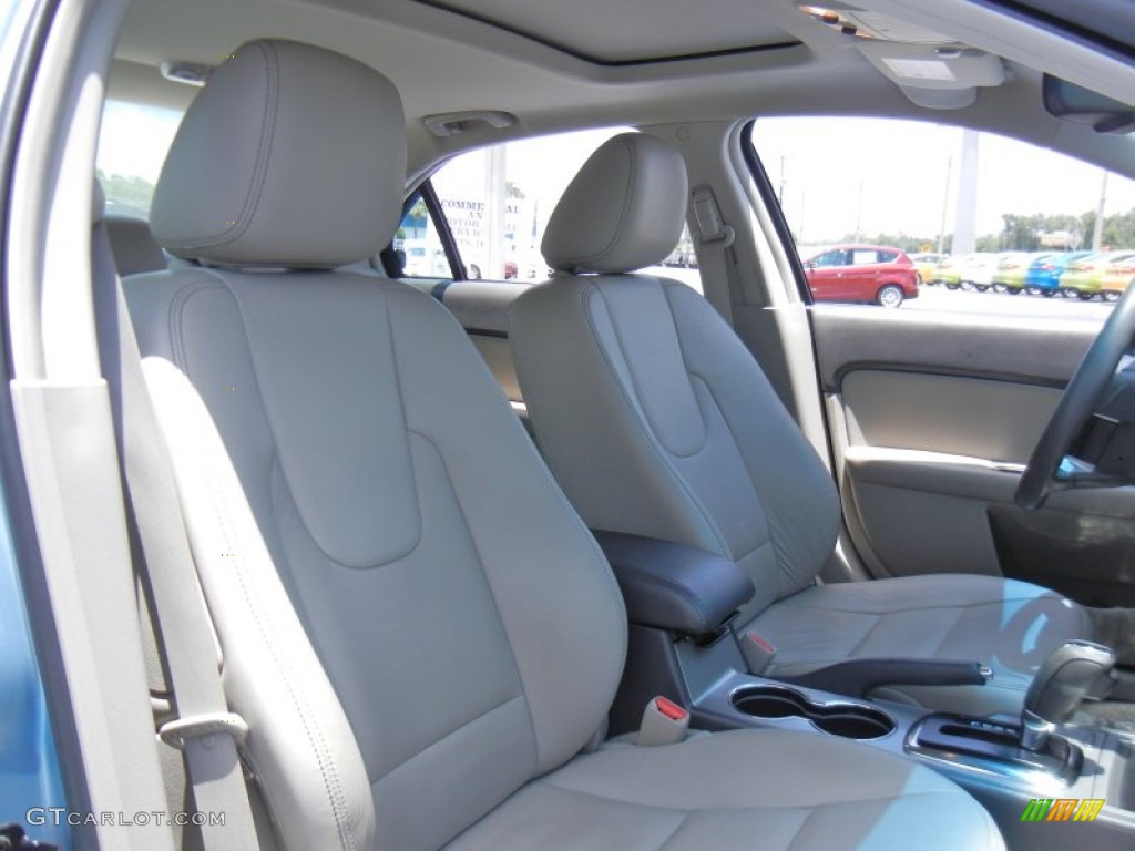 2010 Fusion Hybrid - Light Ice Blue Metallic / Medium Light Stone photo #19