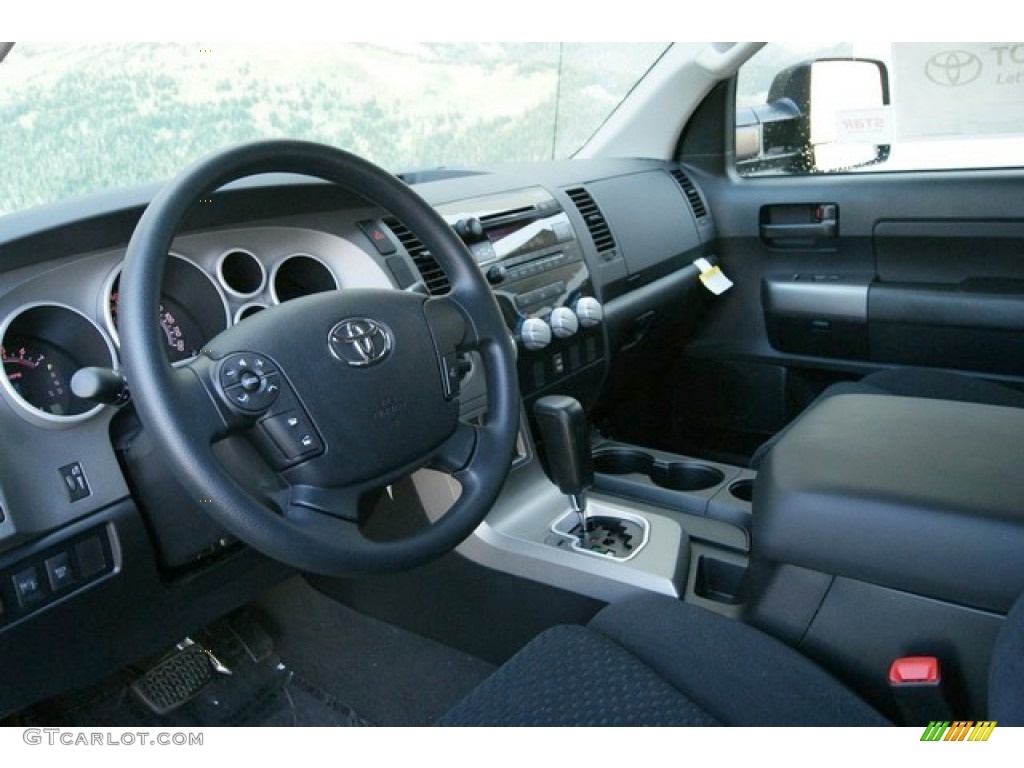 2013 Tundra Double Cab 4x4 - Black / Black photo #5