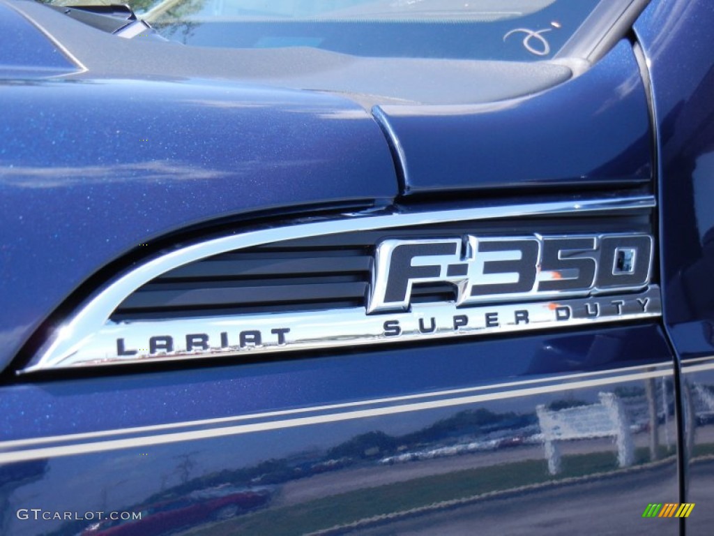 2013 F350 Super Duty King Ranch Crew Cab 4x4 - Blue Jeans Metallic / King Ranch Chaparral Leather/Adobe Trim photo #5