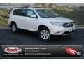 2013 Blizzard White Pearl Toyota Highlander SE 4WD  photo #1