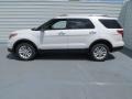 2013 White Platinum Tri-Coat Ford Explorer XLT  photo #6