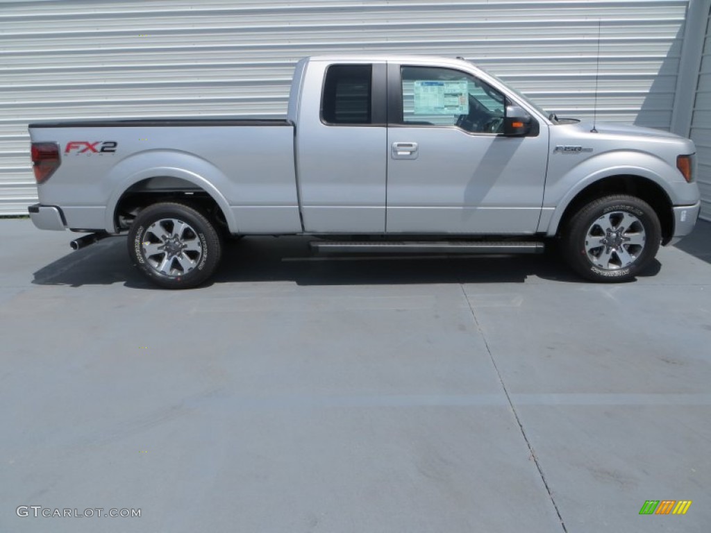 2013 F150 FX2 SuperCab - Ingot Silver Metallic / Black photo #3